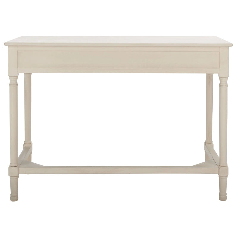 Traditional 2-Drawer Desk with Herringbone Drawer Fronts