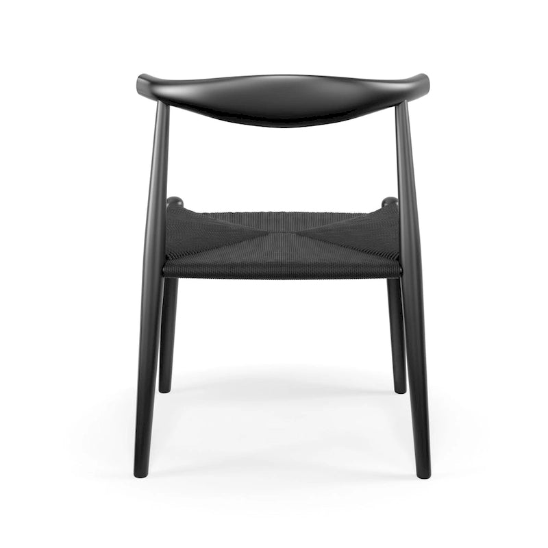 Paper Cord Dining Chair with Black Ash Wood Frame