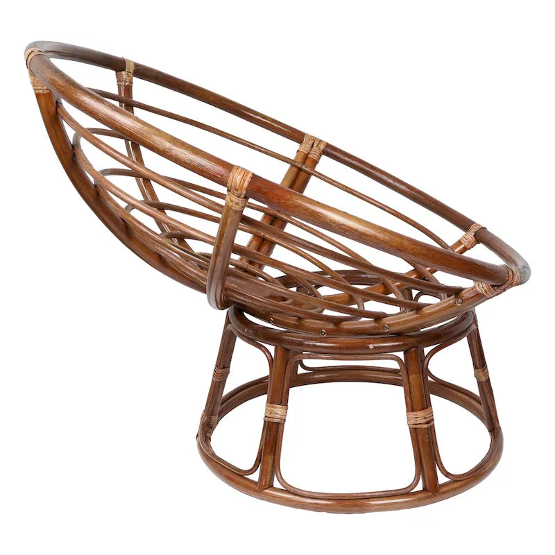 42-Inch Rattan Papasan Chair Frame, Cushion Not Included