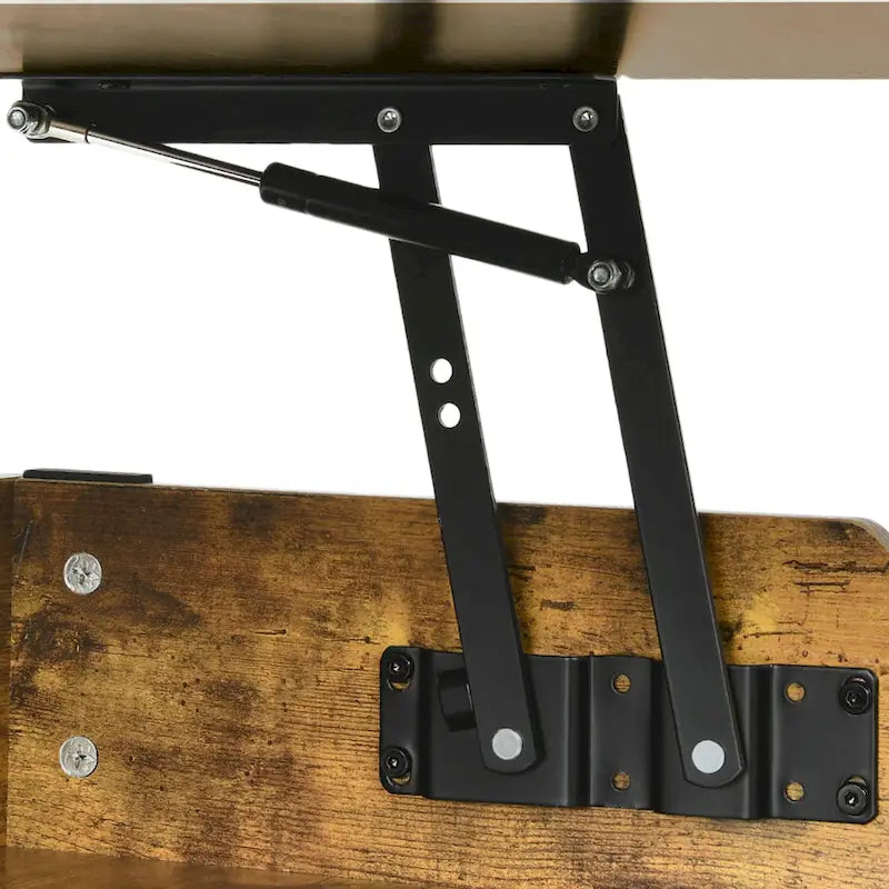 Square Farmhouse Lift-Top Coffee Table with Storage