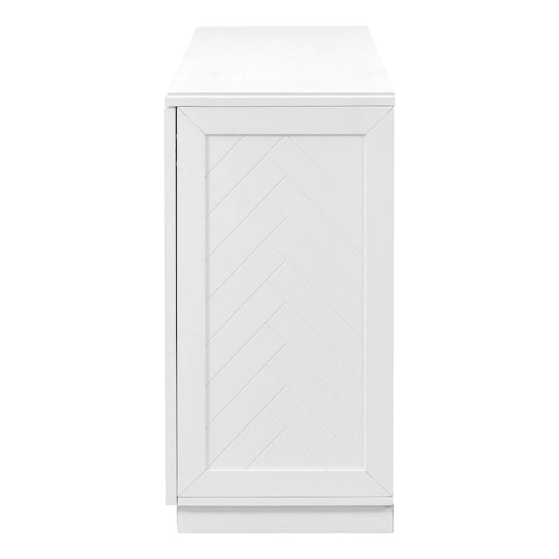 Dressoir van 60 inch met vier deuren en verstelbare planken